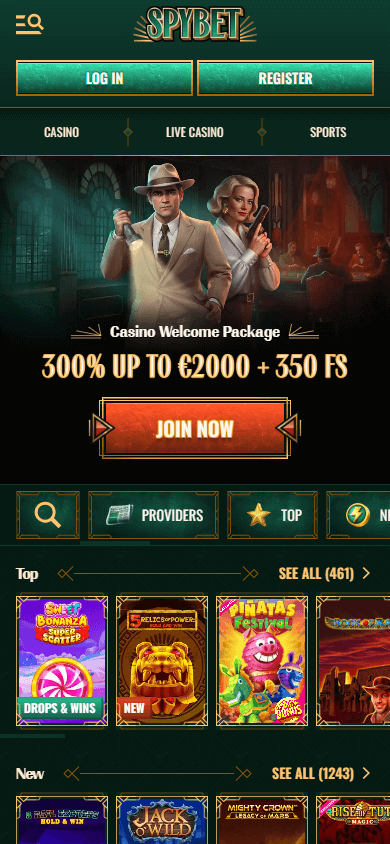 Spybet Casino Mobile screenshot